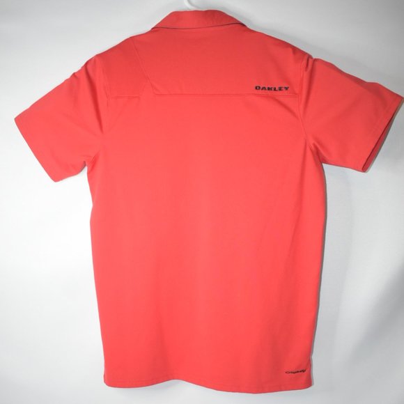 Oakley Polo Short Sleeve Shirt Size Large – Red - Picture 3 of 7